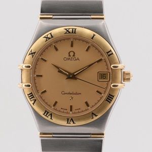 Vintage Omega Constellation 18K & Steel Watch